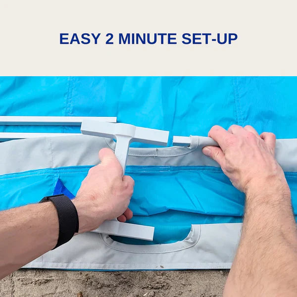 ShadeSock - Wind-Inflating, Silent Beach Shade Introducing, The Revolutionary ShadeSock!