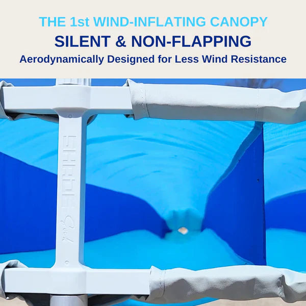 ShadeSock - Wind-Inflating, Silent Beach Shade Introducing, The Revolutionary ShadeSock!